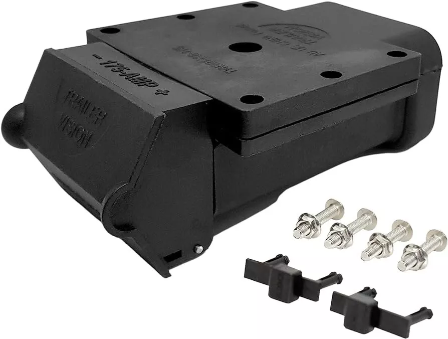 175 AMP ANDERSON CONNECTOR PLUG COVER EXTERNAL MOUNTING BRACKET KIT 175AMP - Image 2