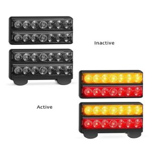 GENUINE LED BRAND SUBMERSIBLE BOAT TRAILER TAIL LIGHTS IP67 100% WATERPROOF 12V