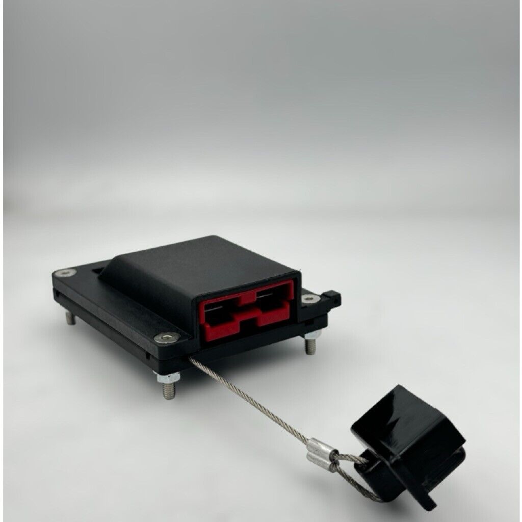 Anderson Plug Surface Mount Panel Kit External Canopy & 50 amp Red + Dust Cap