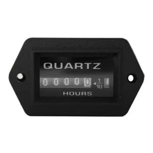 12-40V RECTANGULAR HOURMETER Hour Meter 0-99999.9 HRS 36 X 22.6 MM ref 331.534