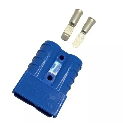 GENUINE 50amp Anderson Connector Tycab 8 B&S 59amp rated Grey to Blue Adaptor - Image 3