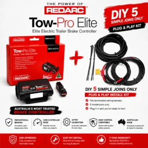REDARC TOWPRO ELITE V3 +Universal DIY 5 simple joins ONLY wiring kit Plug & Play