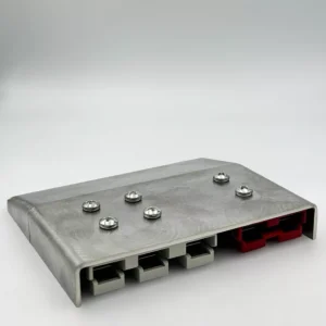 3 pin & 2 pin Red 50 Amp Anderson plug Surface Mount Cover Stainless steel