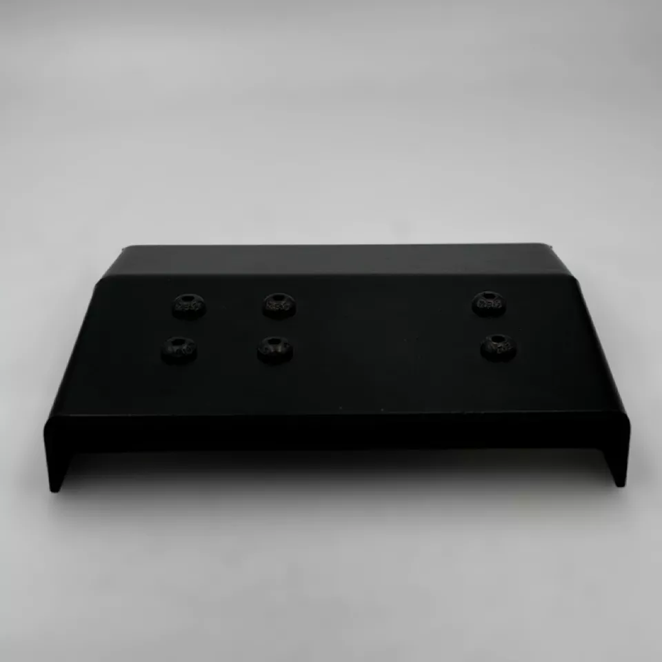 3 pin & 50 Amp Anderson plug Surface Mount Stainless Steel Powder coated BLACK - Image 2