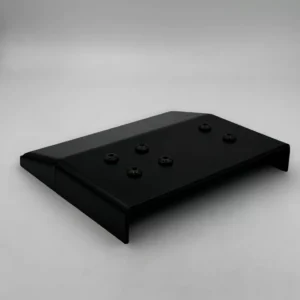 3 pin & 50 Amp Anderson plug Surface Mount Stainless Steel Powder coated BLACK