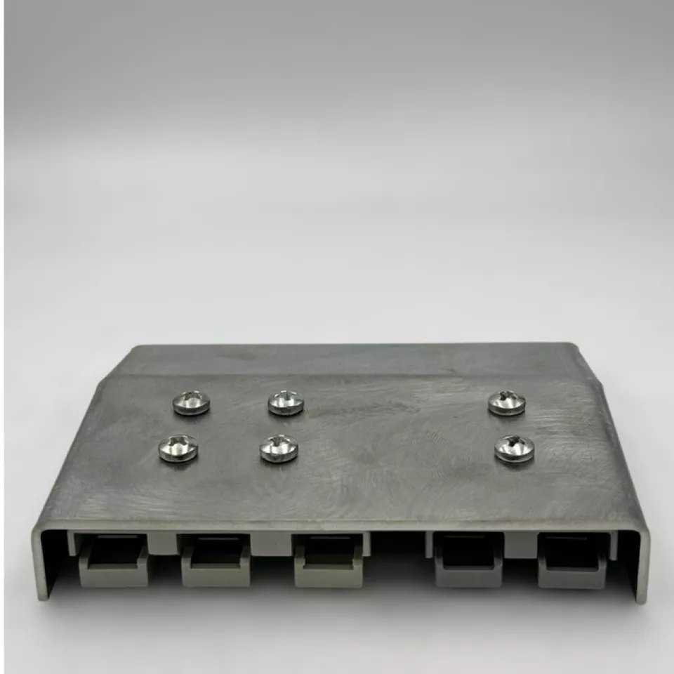 3 pin & Grey 2 pin 50 Amp Anderson plug Surface Mount Cover Stainless Steel - Image 2