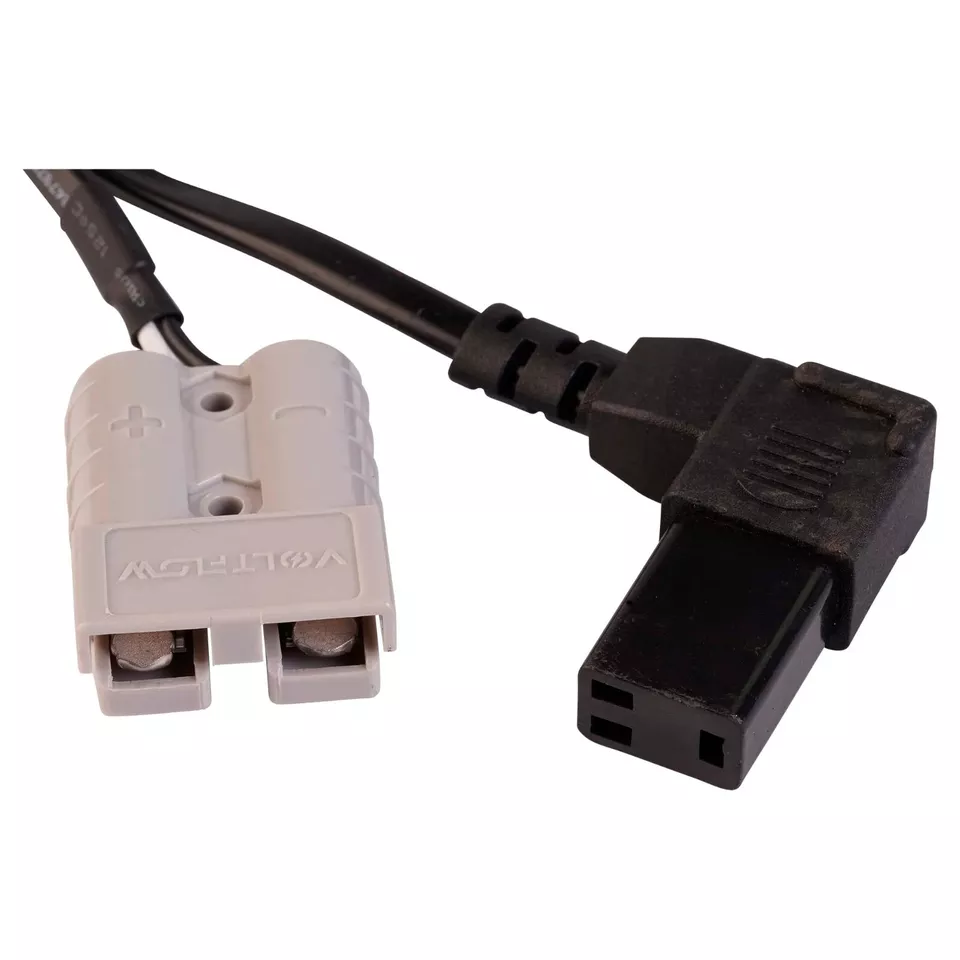 ANDERSON PLUG Grey 50aamp to ENGEL FRIDGE 3 PIN plug Adaptor CABLE ASSY 3m LONG - Image 2
