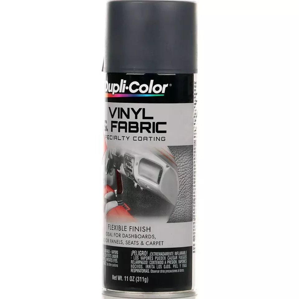 Dupli-Color Vinyl & Fabric Aerosol Spray Paint Charcoal Grey 311g HVP111 - Image 2