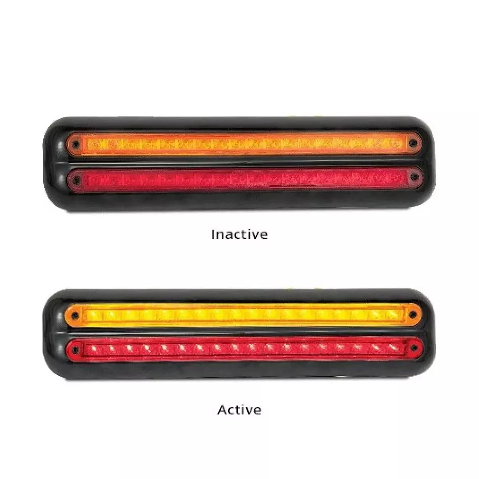 GENUINE LED Autolamps 380BAR12 Stop/Tail & Indictor Strip Light suits- RV Van - Image 2