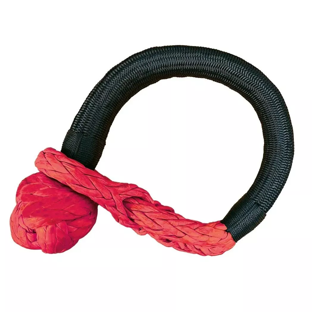 HULK 4x4 121T (21,000kg) Hyper Soft Shackle Dyneema 12mm Winch Rope - Red