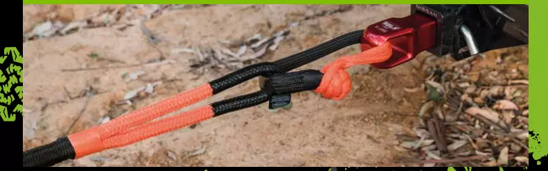 HULK 4x4 121T (21,000kg) Hyper Soft Shackle Dyneema 12mm Winch Rope - Red - Image 2