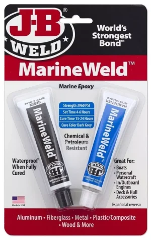 JB Weld Marine Weld Epoxy Glue Adhesive Glue Waterproof Cold Weld J-B Weld 8272