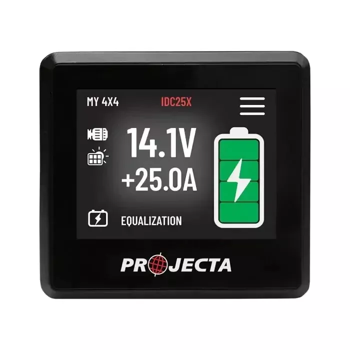 Projecta 12/24V 25A DC-DC Battery Charger with MPPT Solar and IQ Screen - Image 3