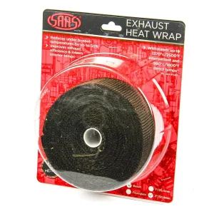 SAAS Exhaust Wrap Heat Tape Basalt Black 50mm/2 Inch x 10m SHWT5010B