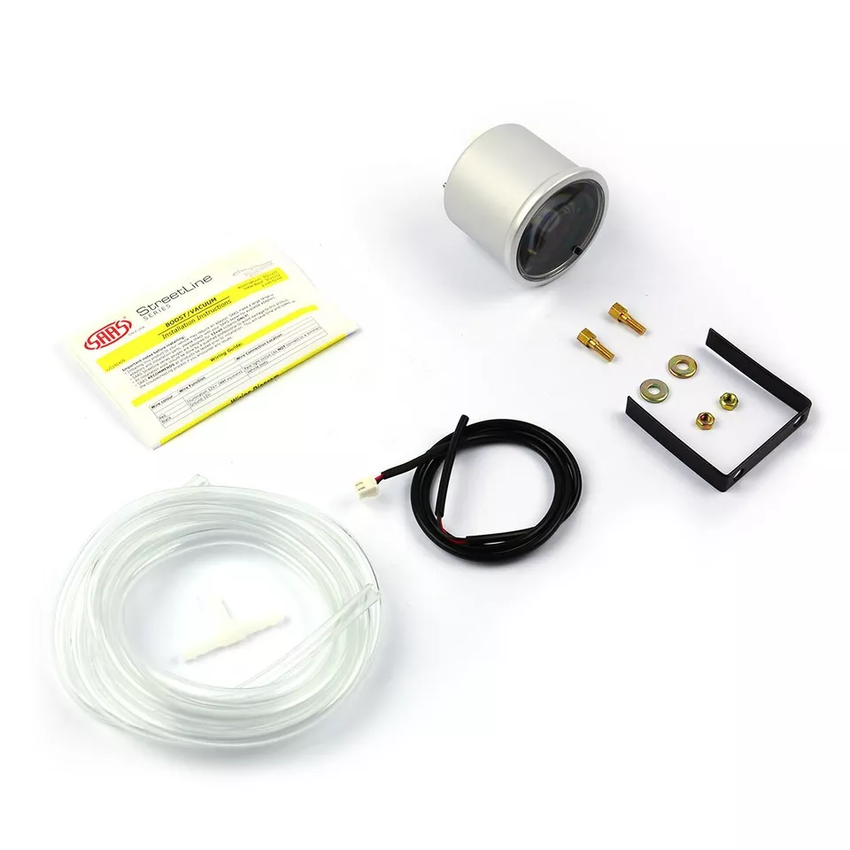 SAAS SG21213 Boost Gauge Diesel 0-30 psi 52mm Black Street Series Streetline - Image 5