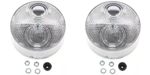 x2 Narva Front Indicator/Park Lamp 80mm Indicator Lenses ONLY suits Narva 87280
