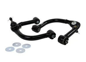 A Pair NOLATHANE OFFSET CAMBER UPPER CONTROL ARMS suit TOYOTA HILUX 4WD 2005-On