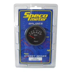 Speco Street Series Electrical Oil Pressure Gauge & Sender 2" 0-100 PSI 523-16