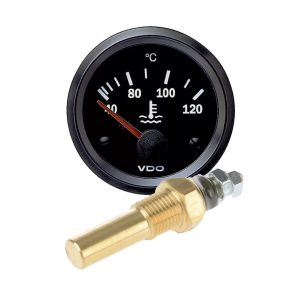 VDO Electric Water Temperature Temp Gauge 52mm 12V inc Sender 1/8 - 27Nptf M4