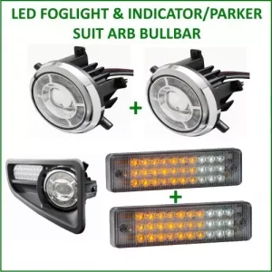 LED FOGLIGHT & INDICATOR SUIT ARB Summit BULLBAR DIRECT REPLACEMENT ADR 4WD