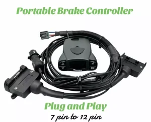 Portable Electric Brake Controller - 7 Pin to 12 Pin sockets Tekonsha P3