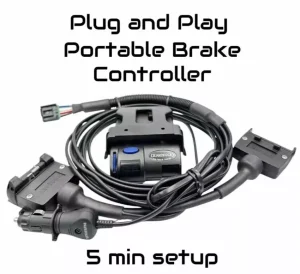 Portable Electric Brake Controller - 12 Pin to 7 Pin sockets - Gaurdian IQ