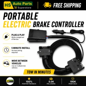 PORTABLE ELECTRIC BRAKE CONTROLLER PREMIUM KIT