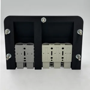 3 Pin & 2 Pin 50 Amp Anderson Plug Surface Mount Panel Kit External Grey Plugs - Image 3