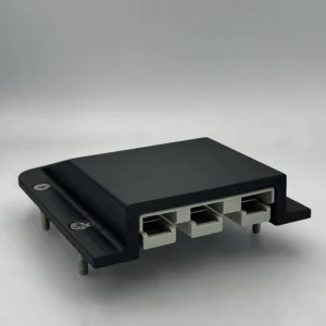 3 pin 50 Amp Anderson Plug Surface Mount Panel Kit External inc x1 Grey Plug - Image 2