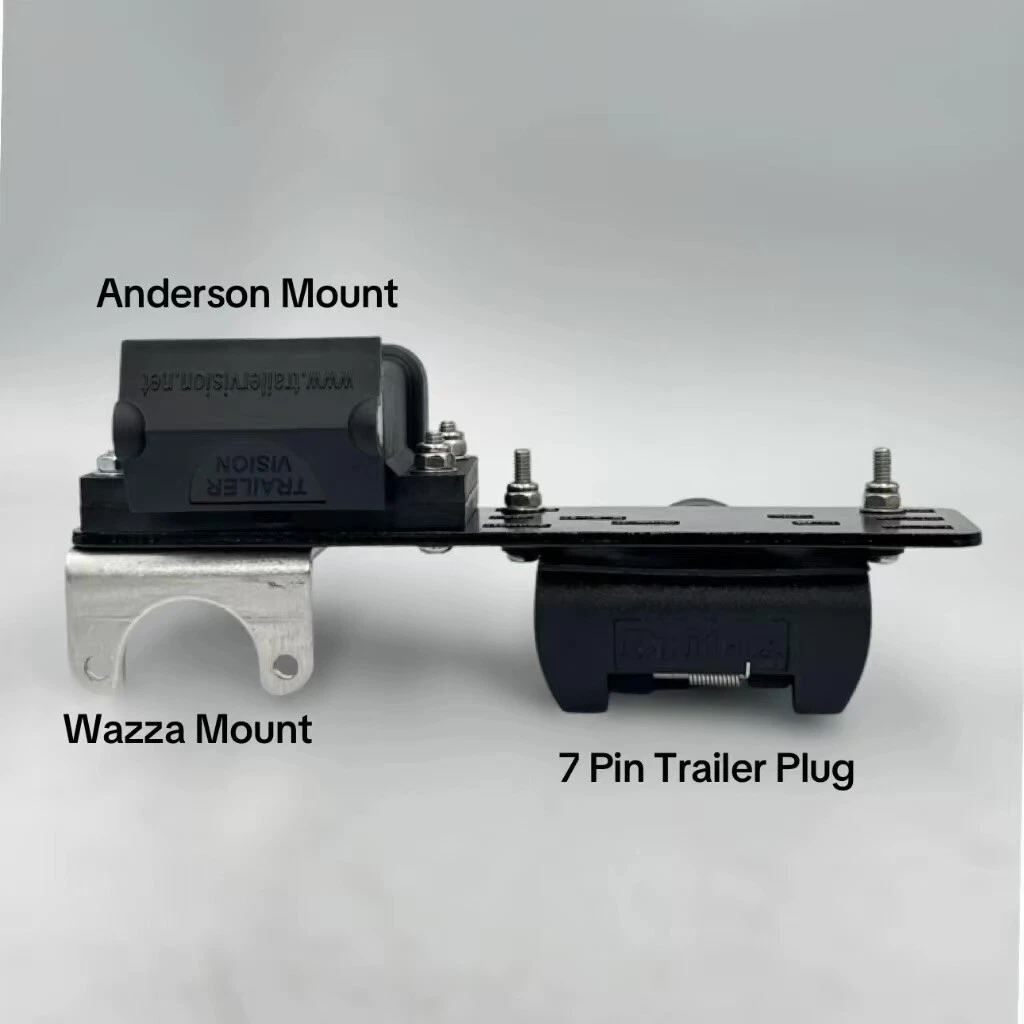 Anderson Plug 50Amp & Cover 7 Flat Trailer Socket & Wazza Cable Mounting Bracket