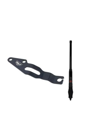 UHF Bonnet mount antenna bracket + GME AE4704B For TOYOTA LANDCRUISER 300 SERIES