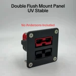 50Amp DUAL Double Anderson TWIN MOUNT FLUSH COVER TRAILER, CARAVAN, CANOPY