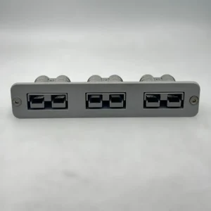 Grey Triple Anderson Plug Flush Mount 50Amp Mounting Bracket Panel Grey plugs - Image 3