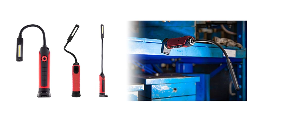 LED Autolamps HAND HELD Flexible Neck Workshop Mechanics INSPECTION LAMP LIGHT - Image 6