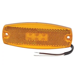 Narva 9-33 V LED Side Marker/ External Cabin Lamp Light & Reflector Amber 91700