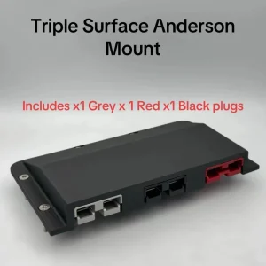 Triple Anderson Surface Mount Cover Panel Kit Canopy 50 Amp Grey/Red/Black