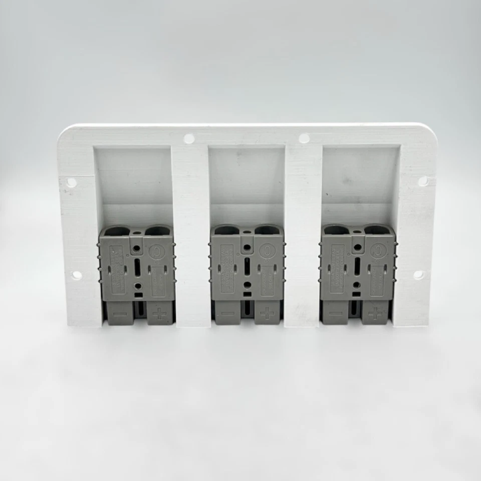 White Triple Anderson Surface Mount Cover Panel Kit External inc 50 Amp Grey - Image 4