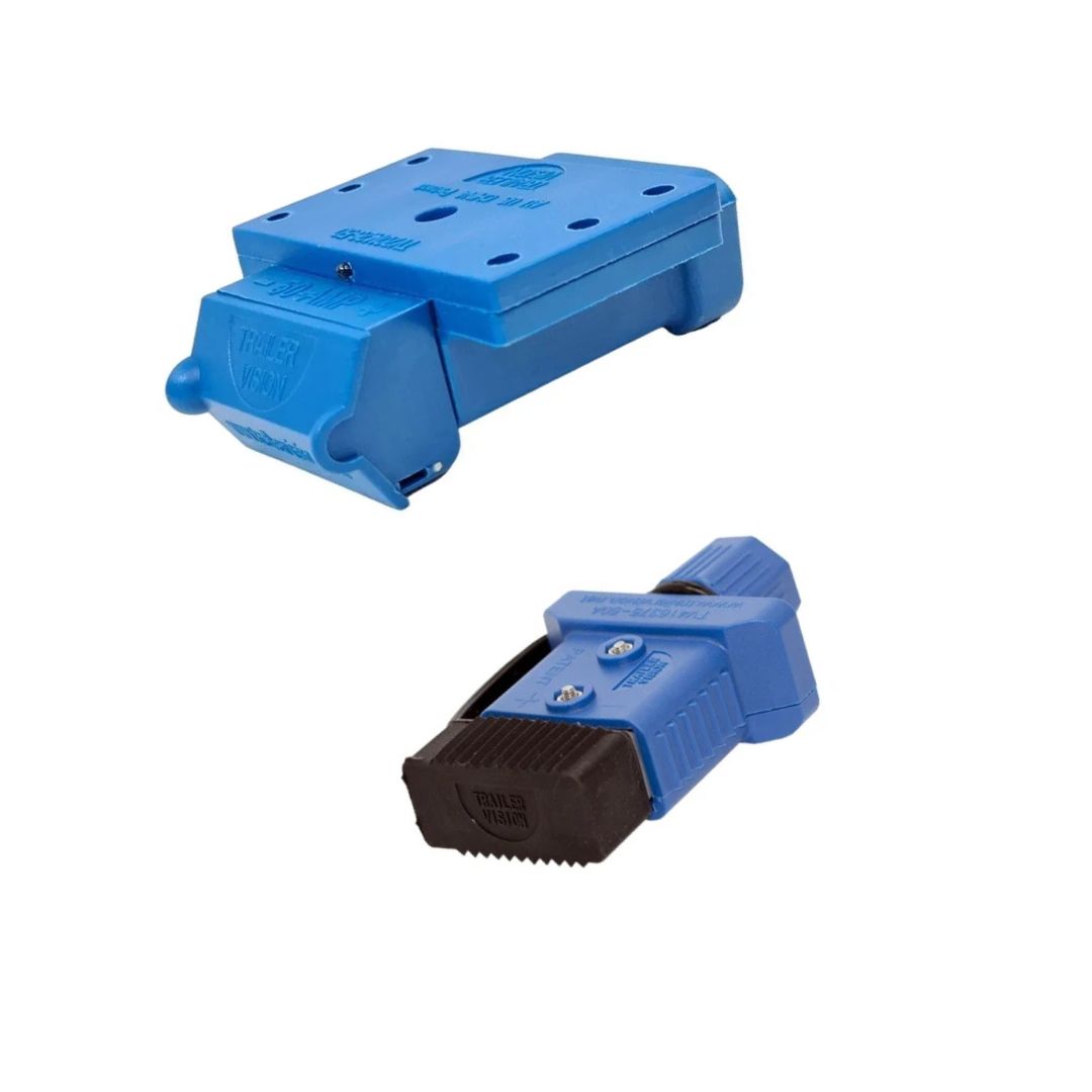 BLUE Anderson Plug Cover 50 Amp + Blue Anderson Plug Cover Lead End Dust Cap KIT