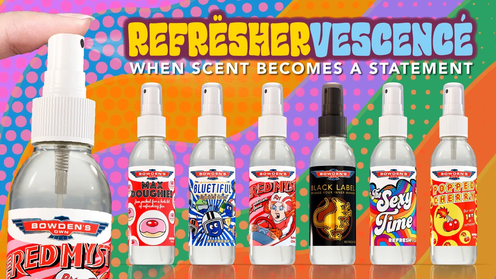 Bowdens Own Air Freshener Refreshervescence -When scent becomes a statement