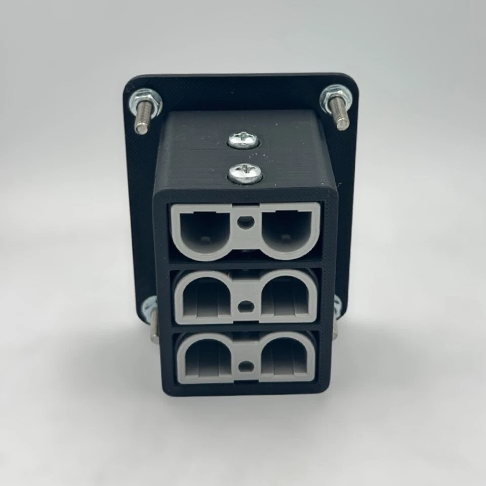 Flush Mount Triple Anderson Plug 50Amp Mounting Bracket Cover Panel No Plugs - Image 4