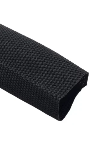 2:1 Ratio Braided Sleeving Shrinkable Fabric Heatshrink Tubing 30mm -5Mtr Roll - Image 3