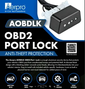 Aerpro AOBDLK OBD2 Port Lock - ANTI-THEFT PROTECTION suits- Holden Commodore - Image 4