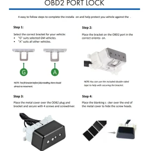 Aerpro AOBDLK OBD2 Port Lock - ANTI-THEFT PROTECTION suits- Holden Commodore - Image 5