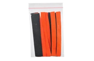 BRAIDED HEATSHRINK TUBING ASSORTMENT 150MM LENGTHS FROM 6MM - 12MM DIAMETER