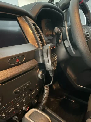 GME UHF Dash Microphone Mount & GME MB207 PX2/3 suits-Ford Ranger Raptor Everest