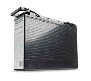 REMCO 12V 120AH LIFEPO4 DC SL SLIMLINE FRONT TERMINAL 395MM X 110MM X 286MM