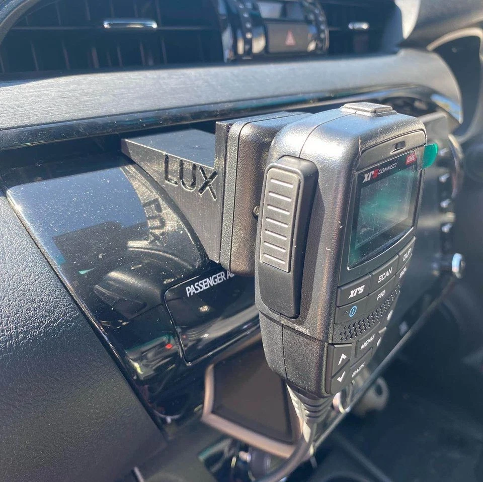 UHF Handpiece Mic Dash Mount Suit N80 Toyota Hilux 2015-2024