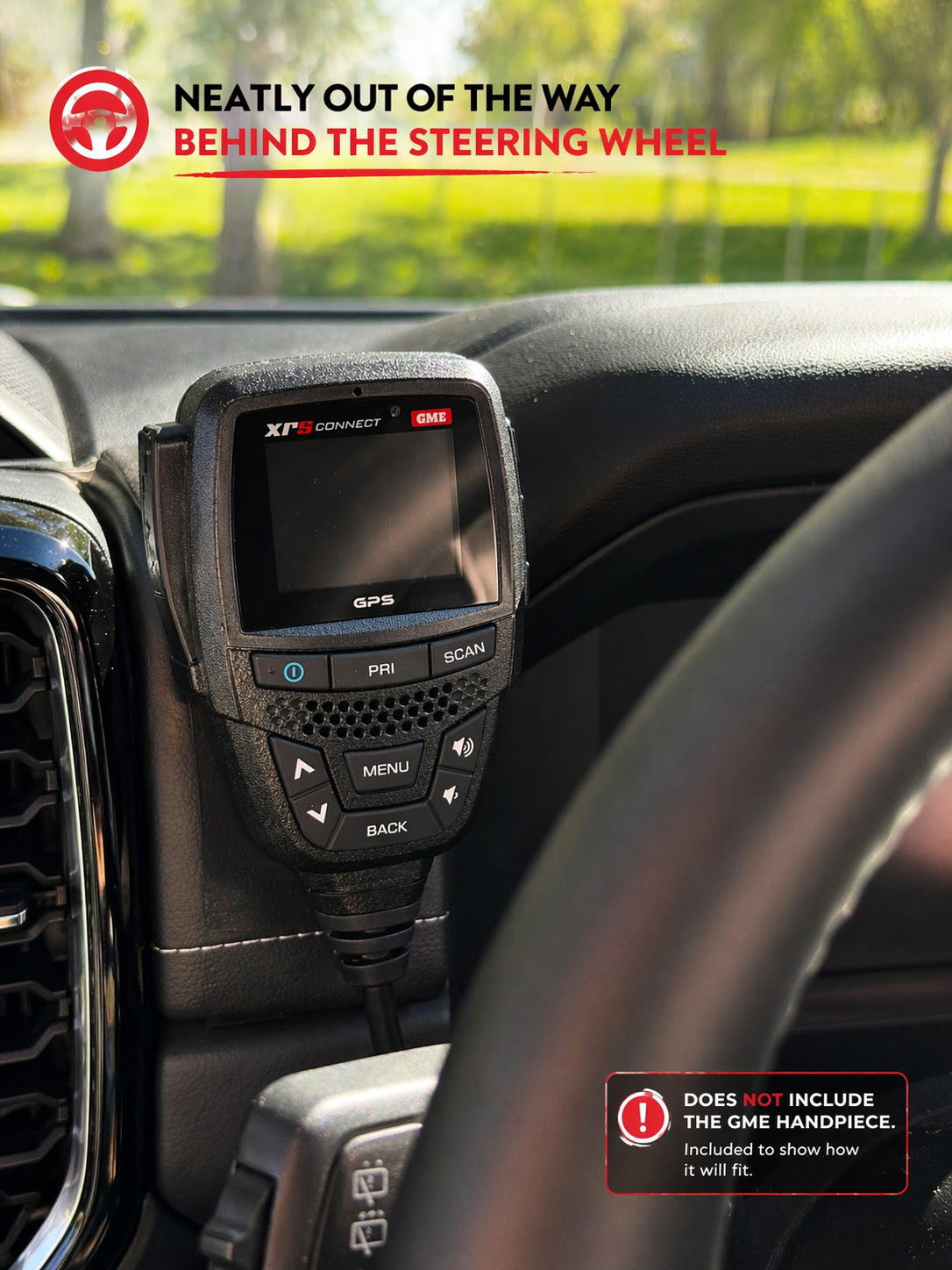 UHF MIC Dash Mount suits- FORD Next-Gen Platinum Ranger Everest Raptor - Image 5