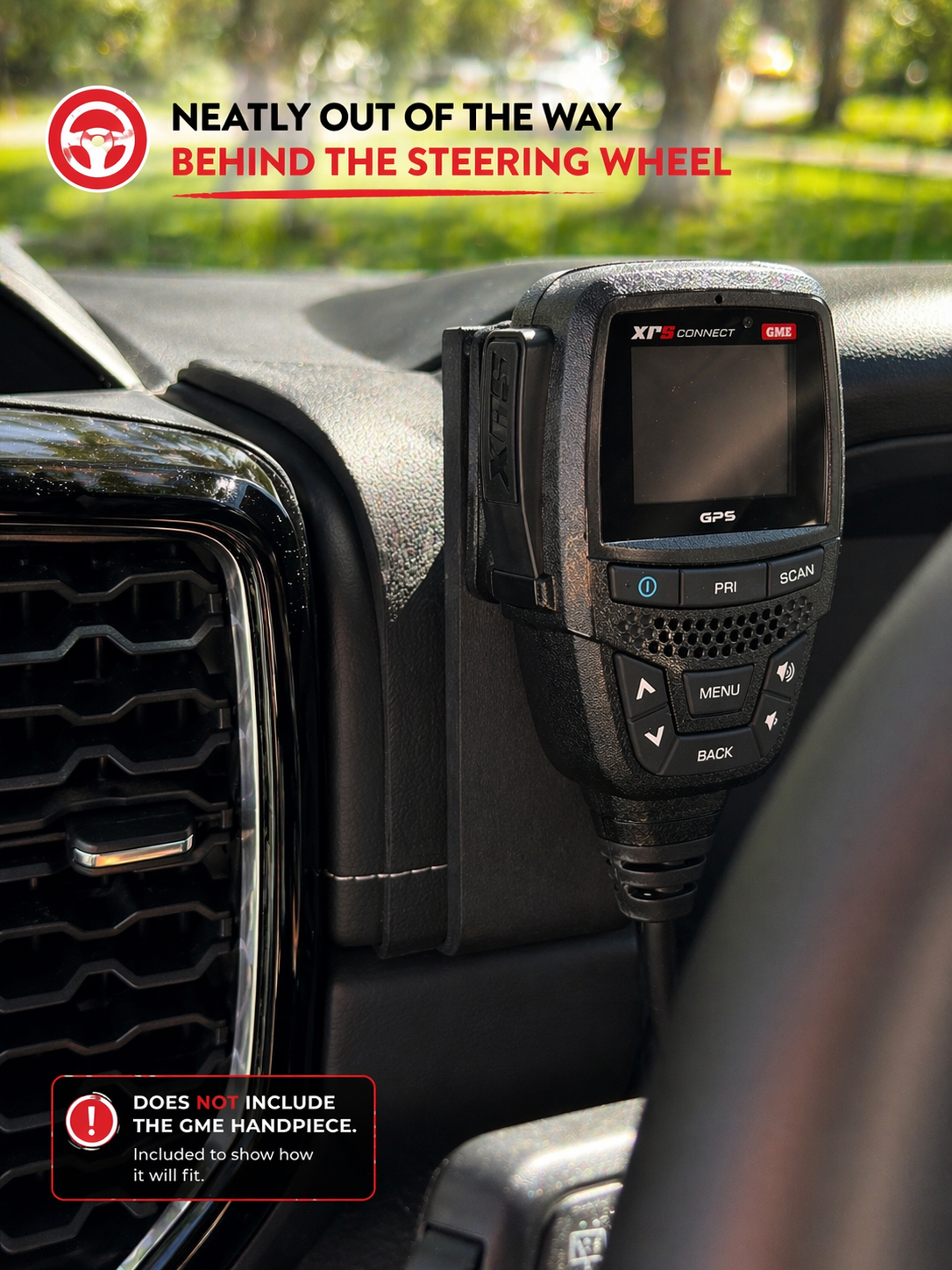 UHF MIC Dash Mount suits- FORD Next-Gen Platinum Ranger Everest Raptor - Image 4