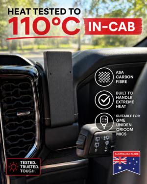 UHF MIC Dash Mount suits- FORD Next-Gen Platinum Ranger Everest Raptor